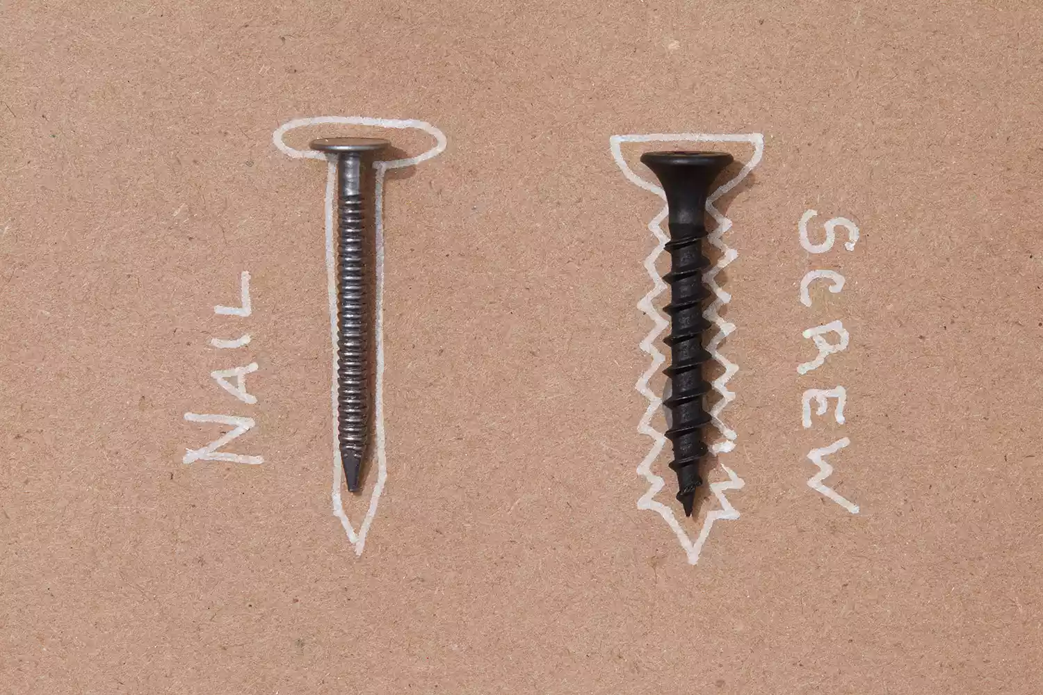 Drywall screw and nail