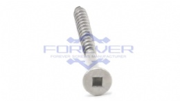 Square Flat Head with Ribs Chipboard Screws