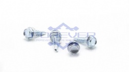 Blue White Zinc Plated Self Drilling Screws with Washer
