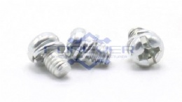 Phillips Slotted Drive Pan Head Machine Screws with Double Washer