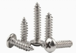 Fiber Cement Board Design Bugle Head Non Conductive M5 DIN7982-1990 Button Stainless Steel Self Tapping Screw for Sewing Machine